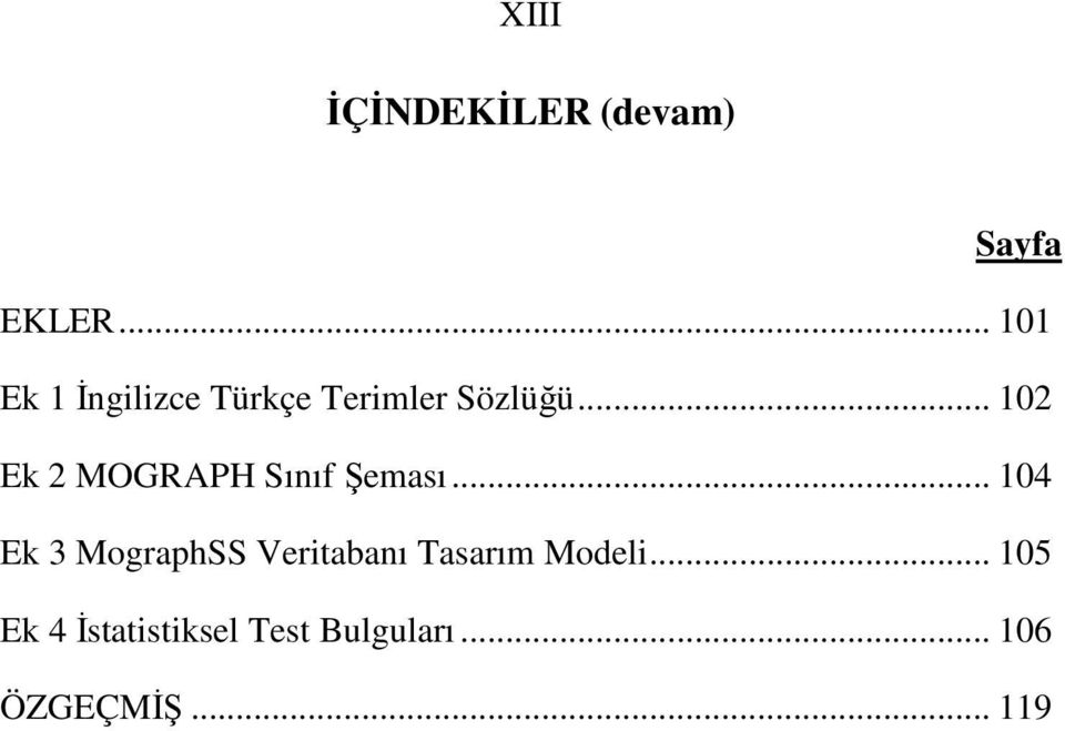 .. 102 Ek 2 MOGRAPH Sınıf Şeması.