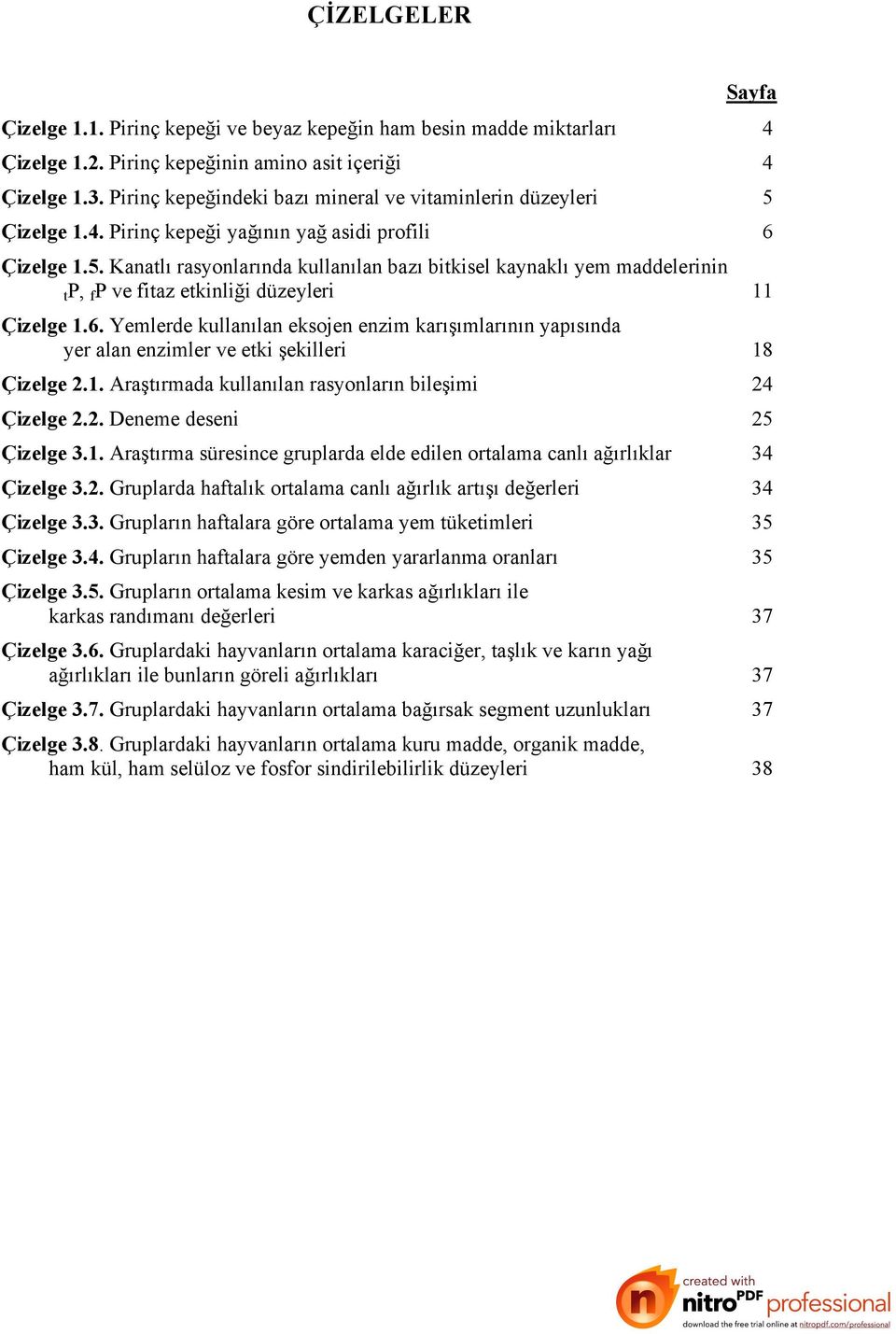 6. Yemlerde kullanılan eksojen enzim karışımlarının yapısında yer alan enzimler ve etki şekilleri 18 Çizelge 2.1. Araştırmada kullanılan rasyonların bileşimi 24 Çizelge 2.2. Deneme deseni 25 Çizelge 3.