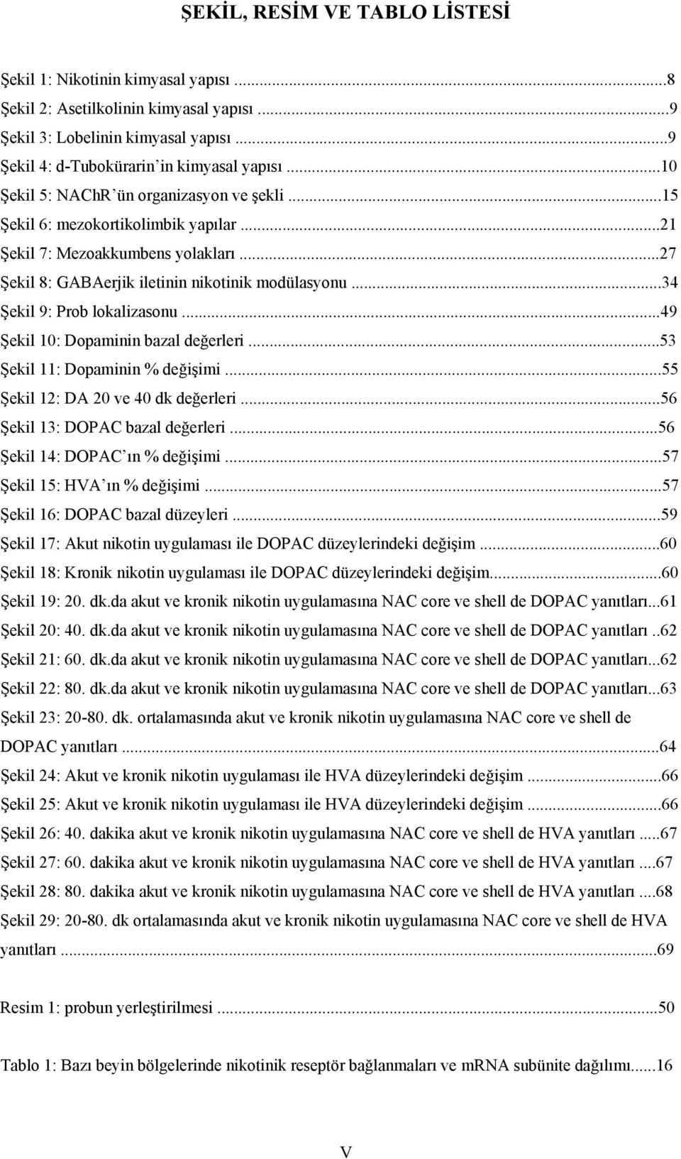 ..34 Şekil 9: Prob lokalizasonu...49 Şekil 10: Dopaminin bazal değerleri...53 Şekil 11: Dopaminin % değişimi...55 Şekil 12: DA 20 ve 40 dk değerleri...56 Şekil 13: DOPAC bazal değerleri.