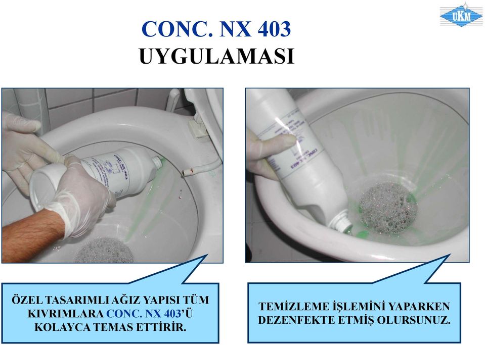 NX 403 Ü KOLAYCA TEMAS ETTİRİR.