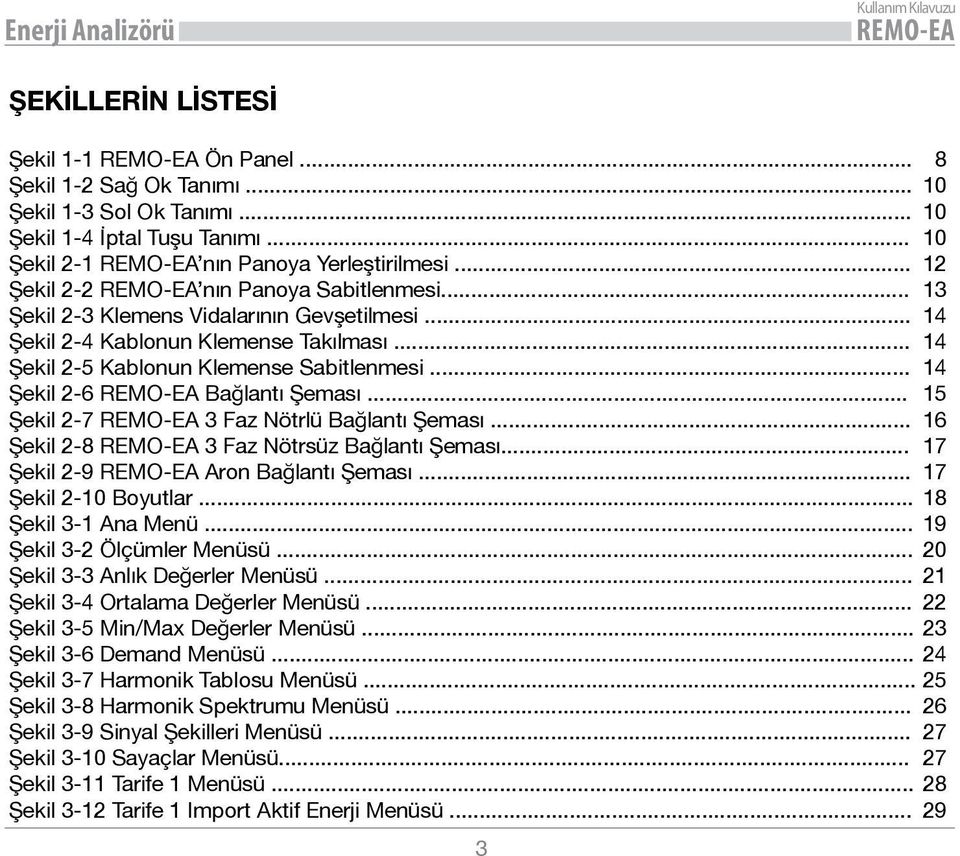 .. 14 Şekil 2-6 Bağlantı Şeması... 15 Şekil 2-7 3 Faz Nötrlü Bağlantı Şeması... 16 Şekil 2-8 3 Faz Nötrsüz Bağlantı Şeması... 17 Şekil 2-9 Aron Bağlantı Şeması... 17 Şekil 2-10 Boyutlar.