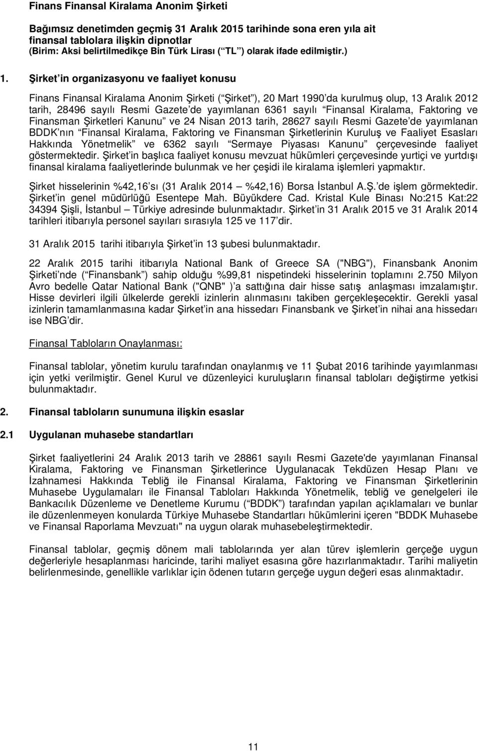 Kuruluş ve Faaliyet Esasları Hakkında Yönetmelik ve 6362 sayılı Sermaye Piyasası Kanunu çerçevesinde faaliyet göstermektedir.