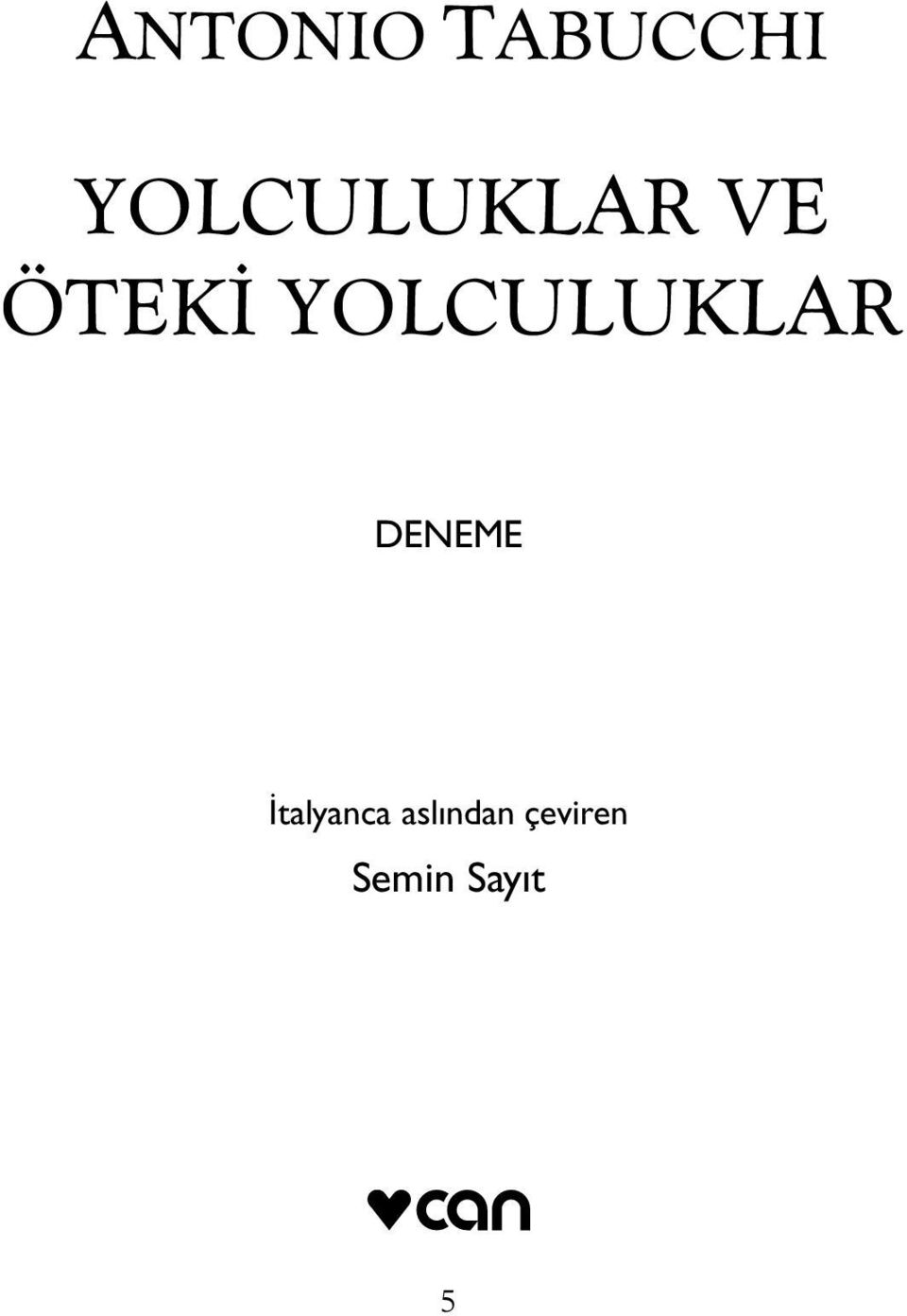 YOLCULUKLAR DENEME