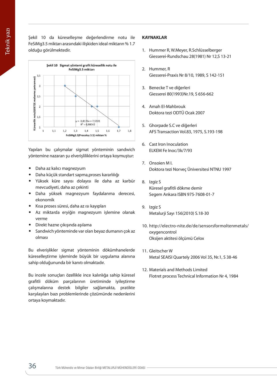 Amah El-Mahbrouk Doktora tezi ODTÜ Ocak 27 5. Ghorpade S.C ve diğerleri AFS Transaction Vol.83, 1975, S.