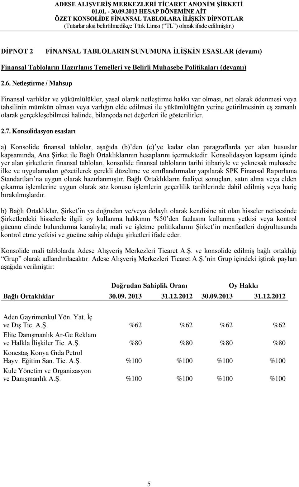 yerine getirilmesinin eş zamanlı olarak gerçekleşebilmesi halinde, bilançoda net değerleri ile gösterilirler. 2.7.