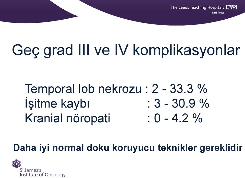 3 % İşitme kaybı : 3-30.