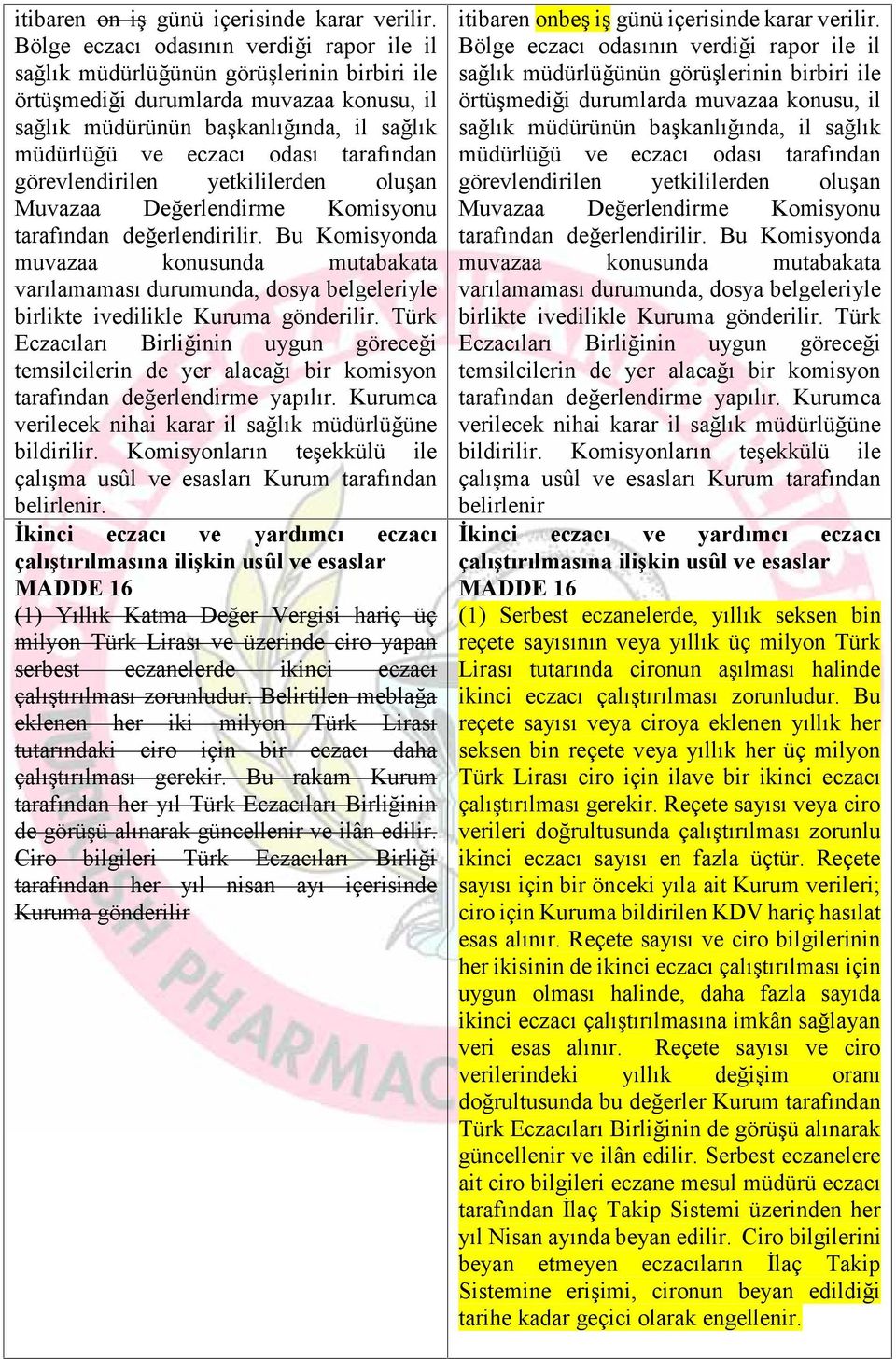 tarafından görevlendirilen yetkililerden oluşan Muvazaa Değerlendirme Komisyonu tarafından değerlendirilir.