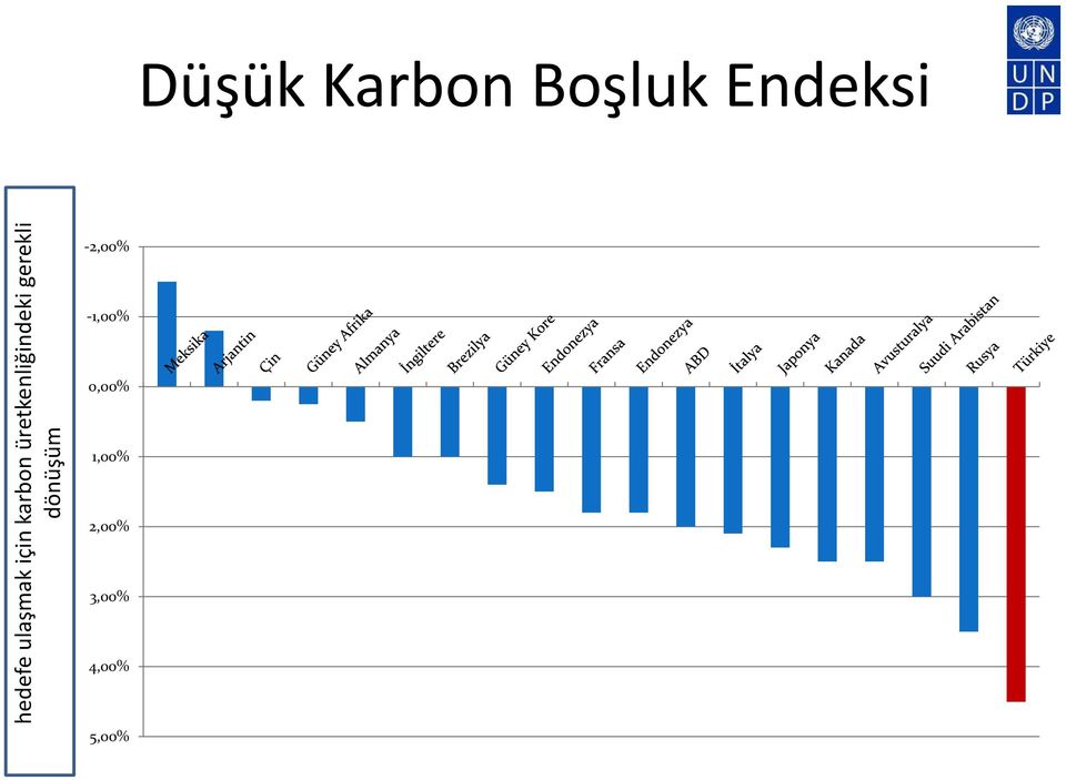 Düşük Karbon Boşluk Endeksi -2,00%