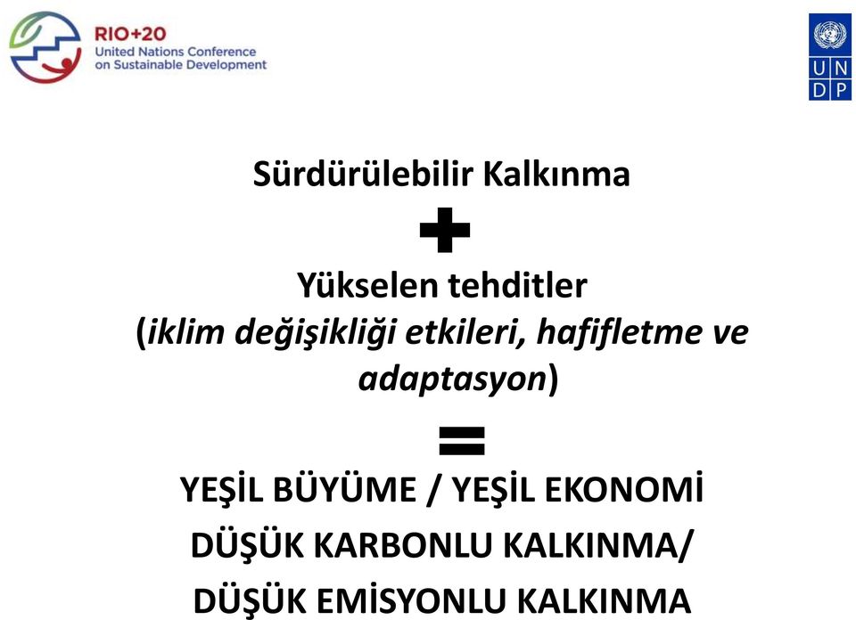 adaptasyon) YEŞİL BÜYÜME / YEŞİL EKONOMİ