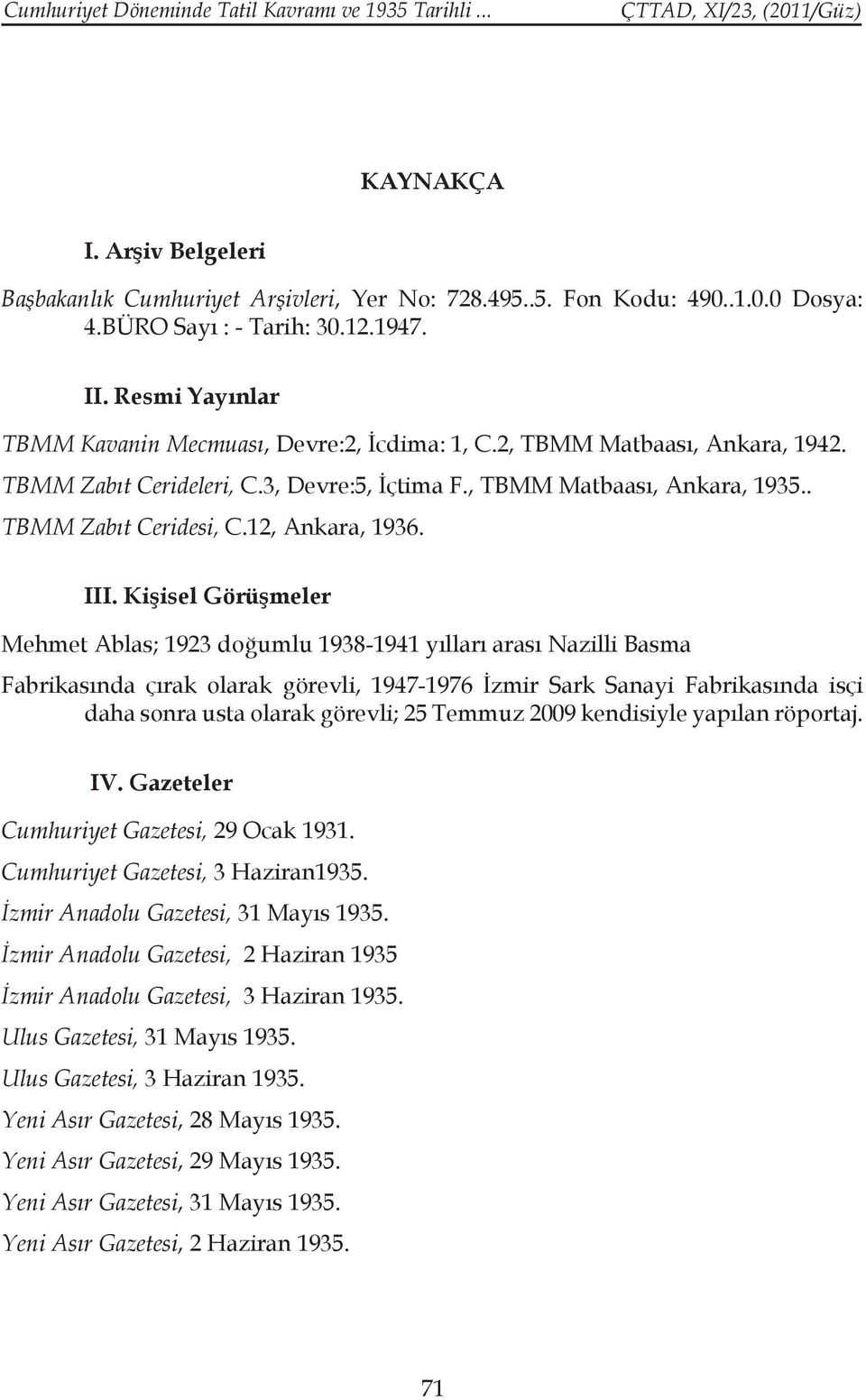 12, Ankara, 1936. III.