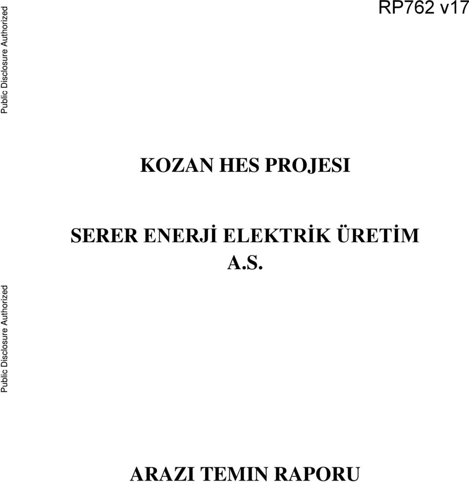 ELEKTRİK ÜRETİM A.