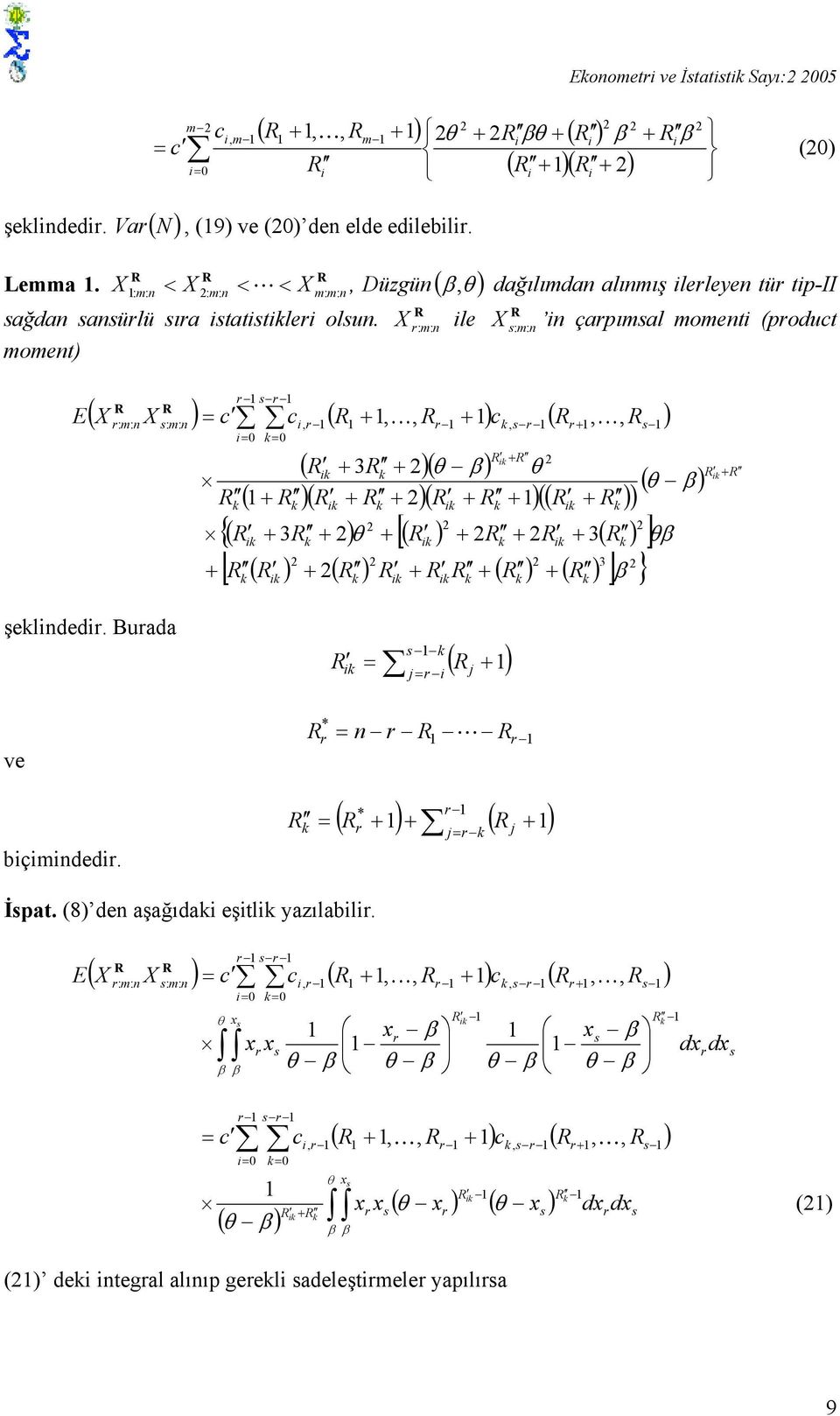 oet) : dağılıda alıış leleye tü tp-ii : le : ( ) = ( ) ( K ) : : : : = = : çapıal oet (podut ( 3 )( ) ( )( )( )( ( )) ( ) {( 3 ) [( )