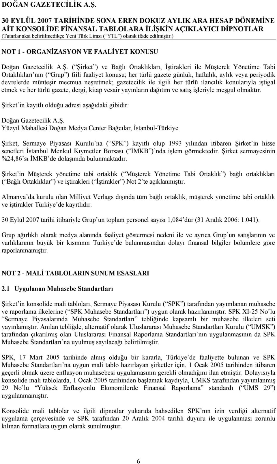 mecmua neşretmek; gazetecilik ile ilgili her türlü ilancılık konularıyla iştigal etmek ve her türlü gazete, dergi, kitap vesair yayınların dağıtım ve satış işleriyle meşgul olmaktır.