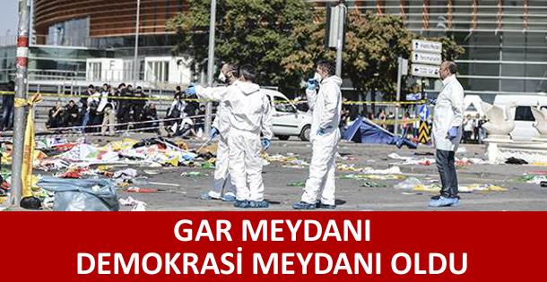 saldırısının meydana geldiği Ankara Garı