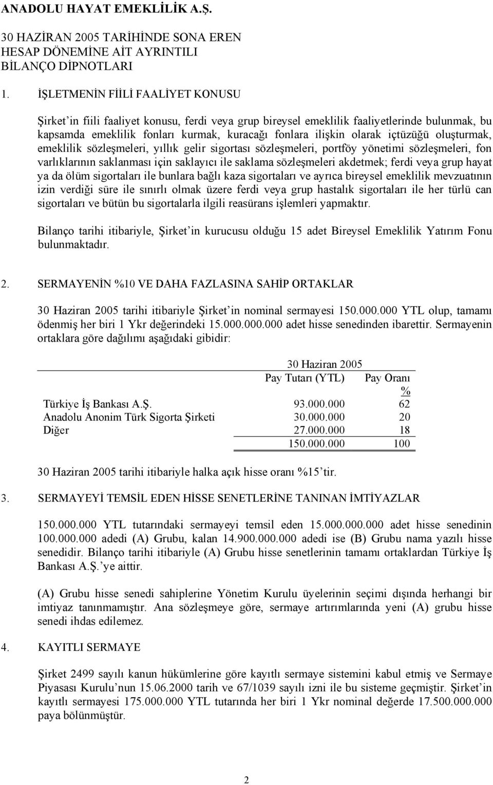 veya grup hayat ya da ölüm sigortaları ile bunlara bağlı kaza sigortaları ve ayrıca bireysel emeklilik mevzuatının izin verdiği süre ile sınırlı olmak üzere ferdi veya grup hastalık sigortaları ile