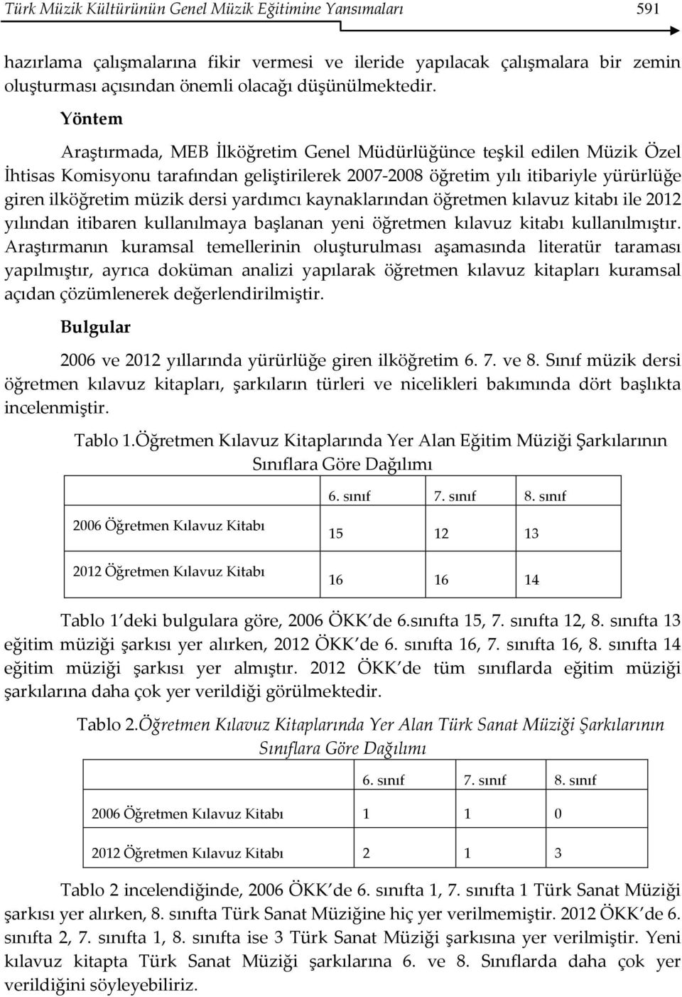 yardımcı kaynaklarından öğretmen kılavuz kitabı ile 2012 yılından itibaren kullanılmaya başlanan yeni öğretmen kılavuz kitabı kullanılmıştır.