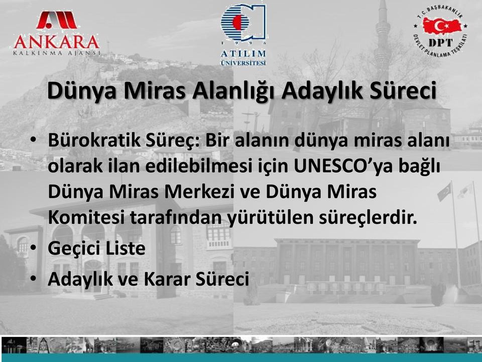 UNESCO ya bağlı Dünya Miras Merkezi ve Dünya Miras Komitesi