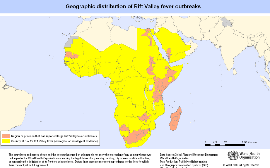 Rift Vadisi Ateşi Hayvan ile temas Afrika (S.