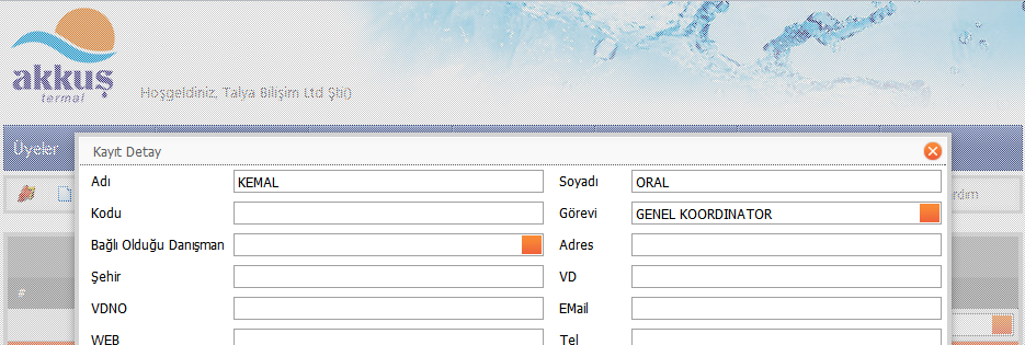 Danışmanların Tanımlanması (Organizasyon Şemasına Yerleştirilmesi) Aynı şirket içerisindeki çalışanlar