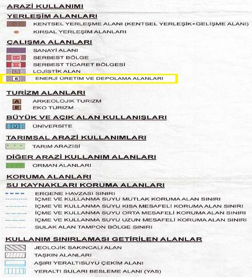 09.05.2010 ONAY TARİHLİ 1/100.000 ÖLÇEKLİ TRAKYA ALT BÖLGESİ ERGENE HAVZASI REVİZYON ÇEVRE DÜZENİ PLANI DEĞİŞİKLİĞİ Trakya Alt Bölgesi Ergene Havzası 1/100.