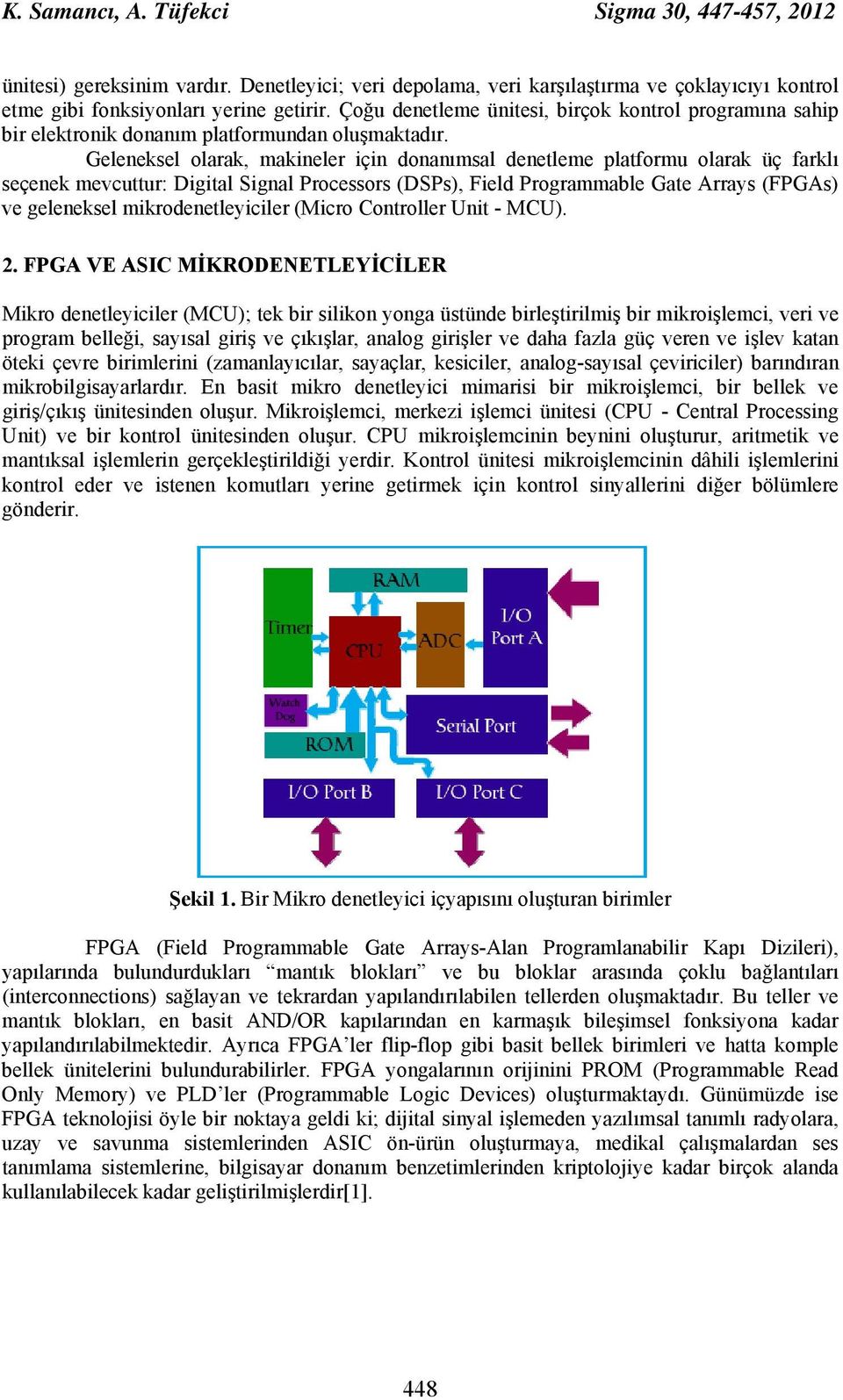 Geleneksel olarak, makineler için donanımsal denetleme platformu olarak üç farklı seçenek mevcuttur: Digital Signal Processors (DSPs), Field Programmable Gate Arrays (FPGAs) ve geleneksel