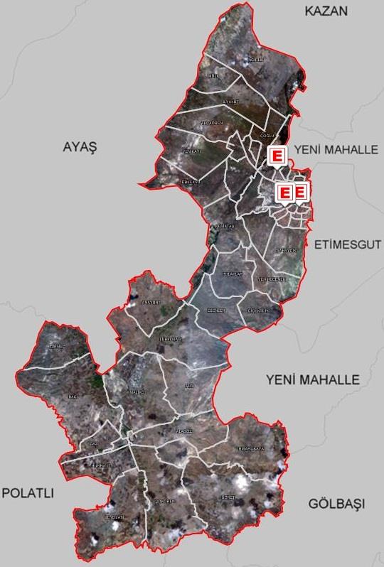 SİNCAN İLÇESİ Büyükşehir Belediyesi Sınırları İçerisinde İlçe Kurulması ve Bazı Kanunlarda Değişiklik Yapılması Hakkındaki 5747 Sayılı Kanunun 2 nci maddesi gereğince İlçeye bağlı Yenikent İlk Kademe