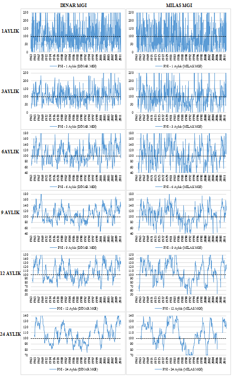 Şekil 5-11 PNPI İndisi Sonuçları (Dinar ve