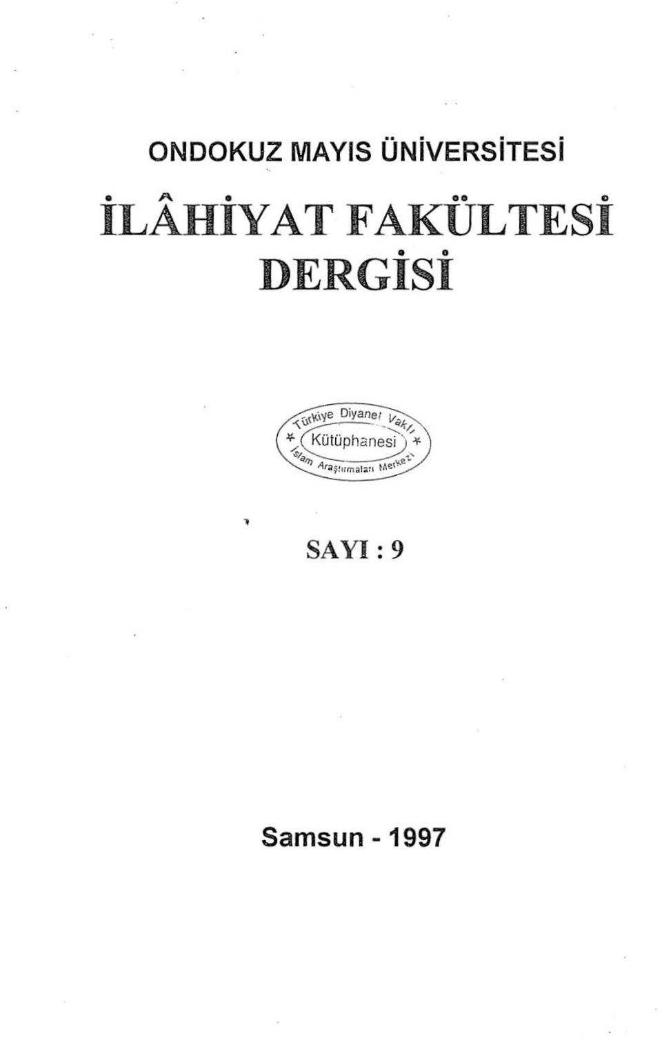 o ILAHIYAT FAKUL