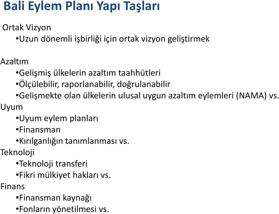 ülkelerin ulusal uygun azaltım eylemleri (NAMA) vs.