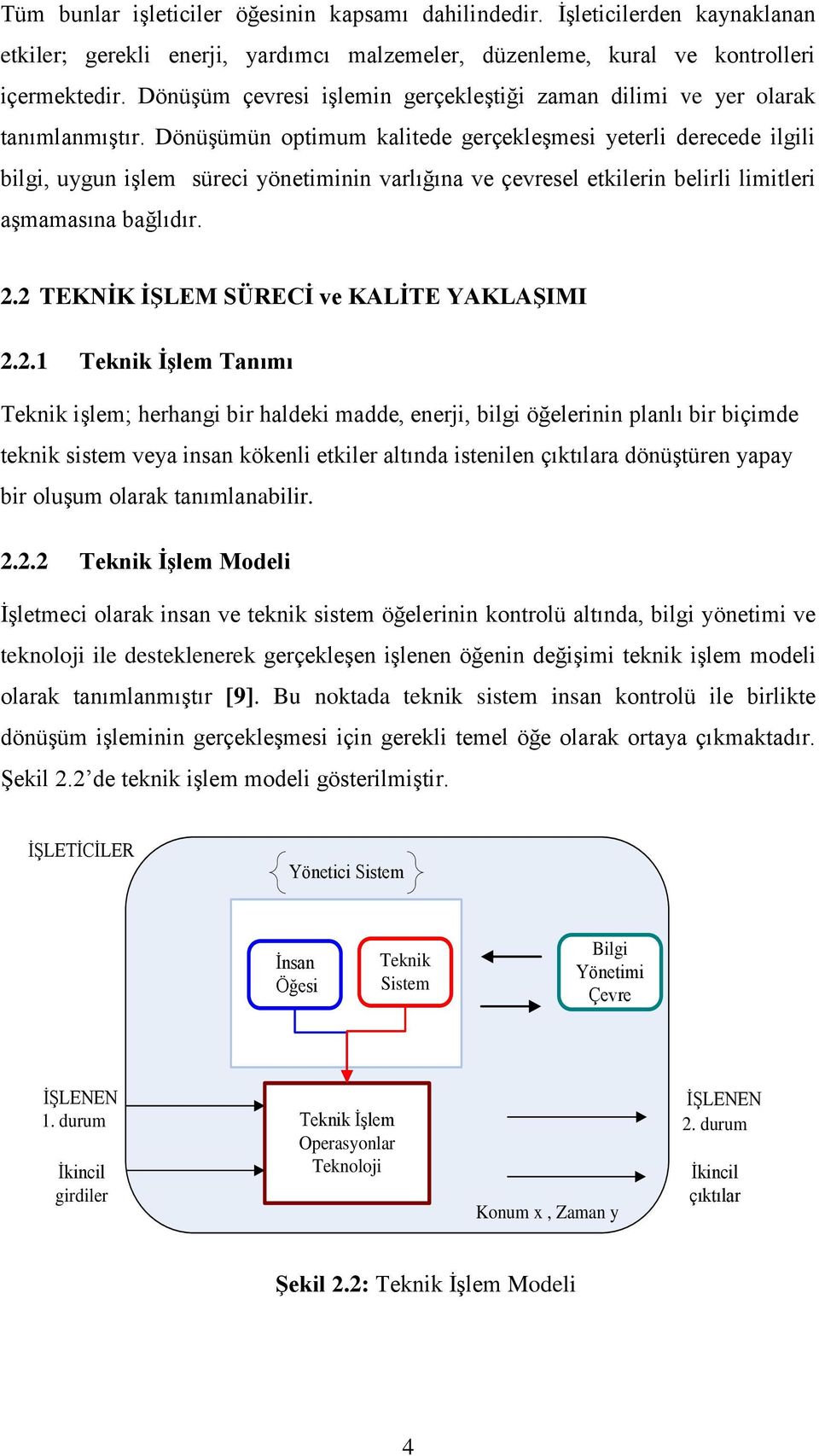 DönüĢümün optimum kalitede gerçekleģmesi yeterli derecede ilgili bilgi, uygun iģlem süreci yönetiminin varlığına ve çevresel etkilerin belirli limitleri aģmamasına bağlıdır. 2.