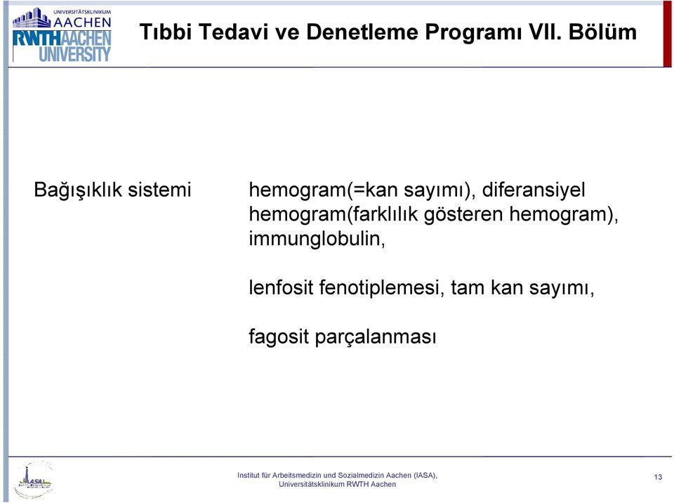 diferansiyel hemogram(farklılık gösteren hemogram),