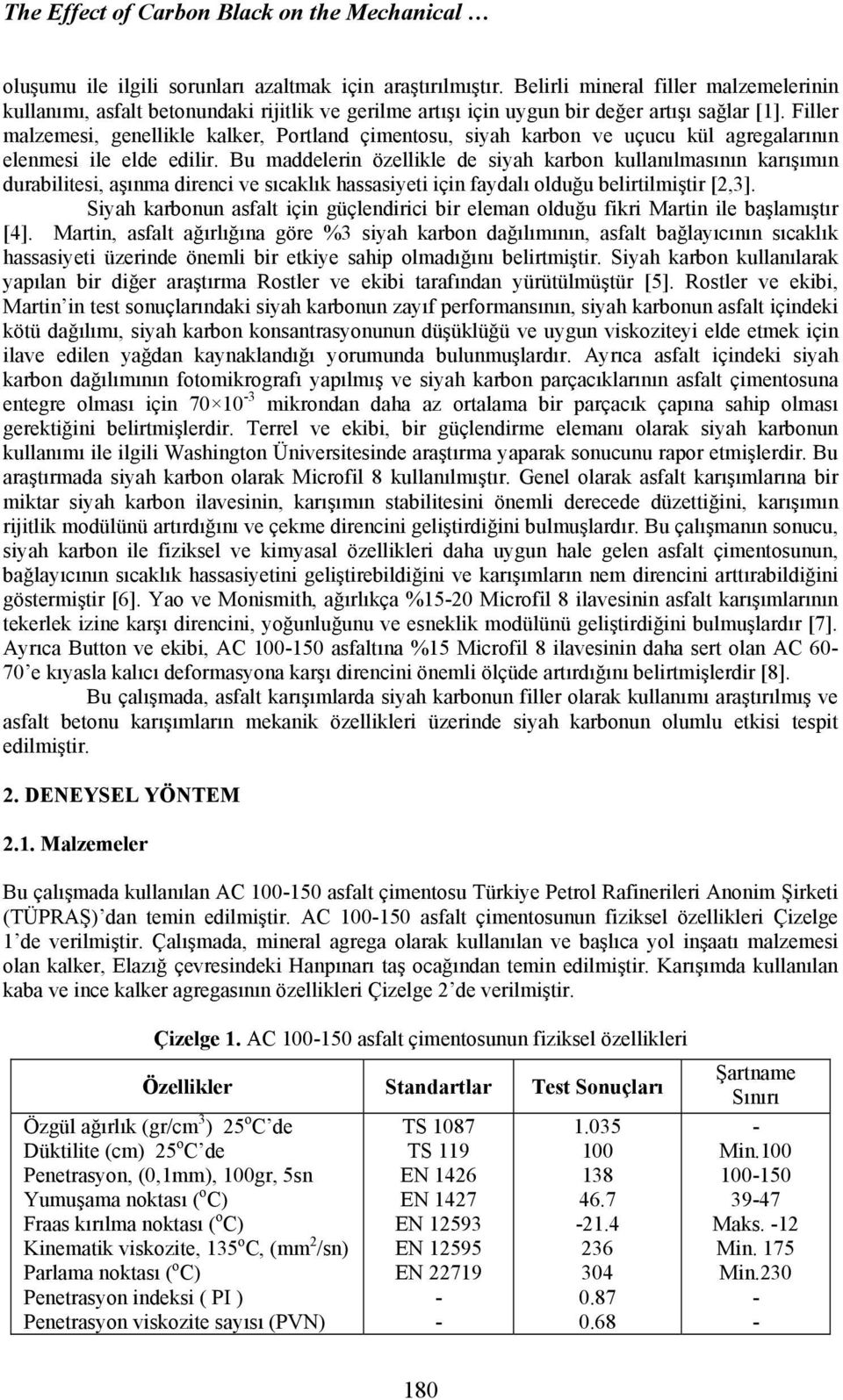 Filler malzemesi, genellikle kalker, Portland çimentosu, siyah karbon ve uçucu kül agregalarının elenmesi ile elde edilir.