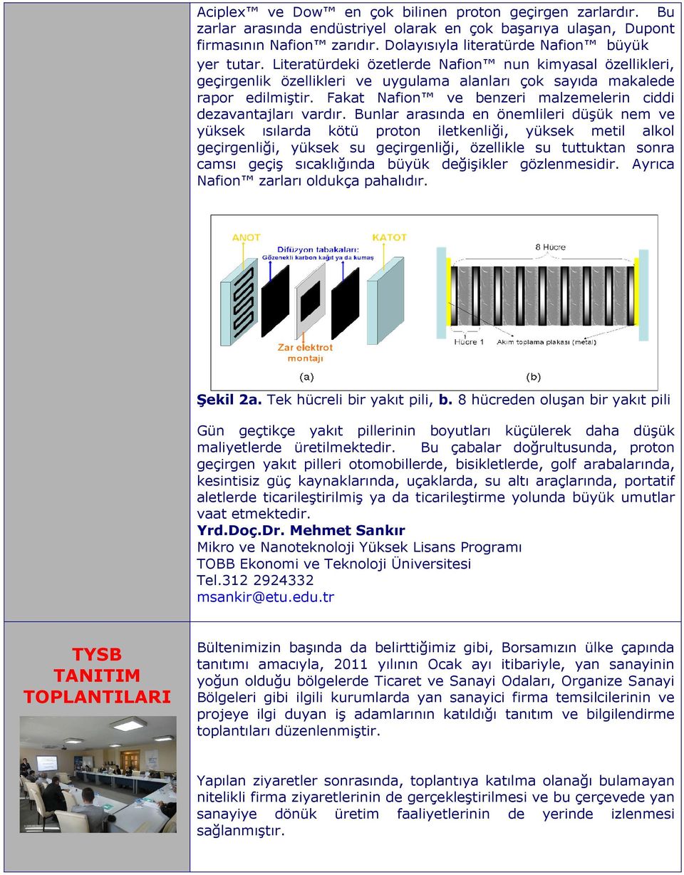 Fakat Nafion ve benzeri malzemelerin ciddi dezavantajları vardır.