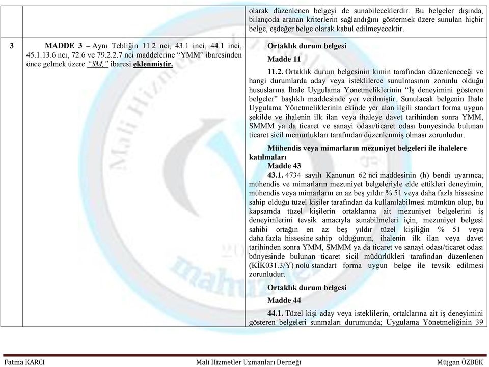 nci, 43.1 inci, 44.1 inci, 45.1.13.6 ncı, 72.