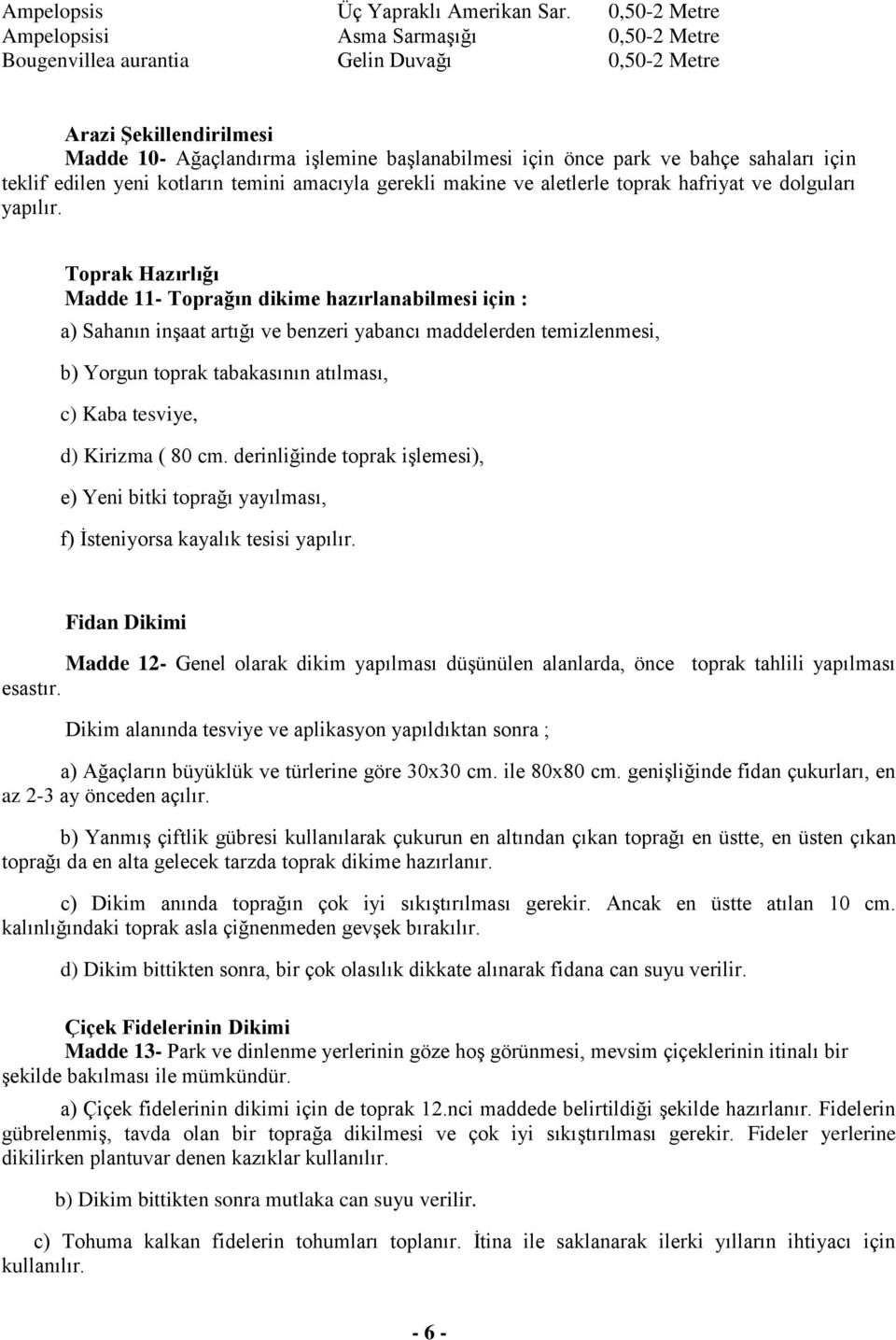 sahaları için teklif edilen yeni kotların temini amacıyla gerekli makine ve aletlerle toprak hafriyat ve dolguları yapılır.