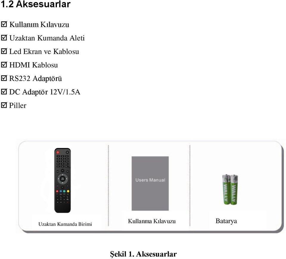 Adaptörü DC Adaptör 12V/1.