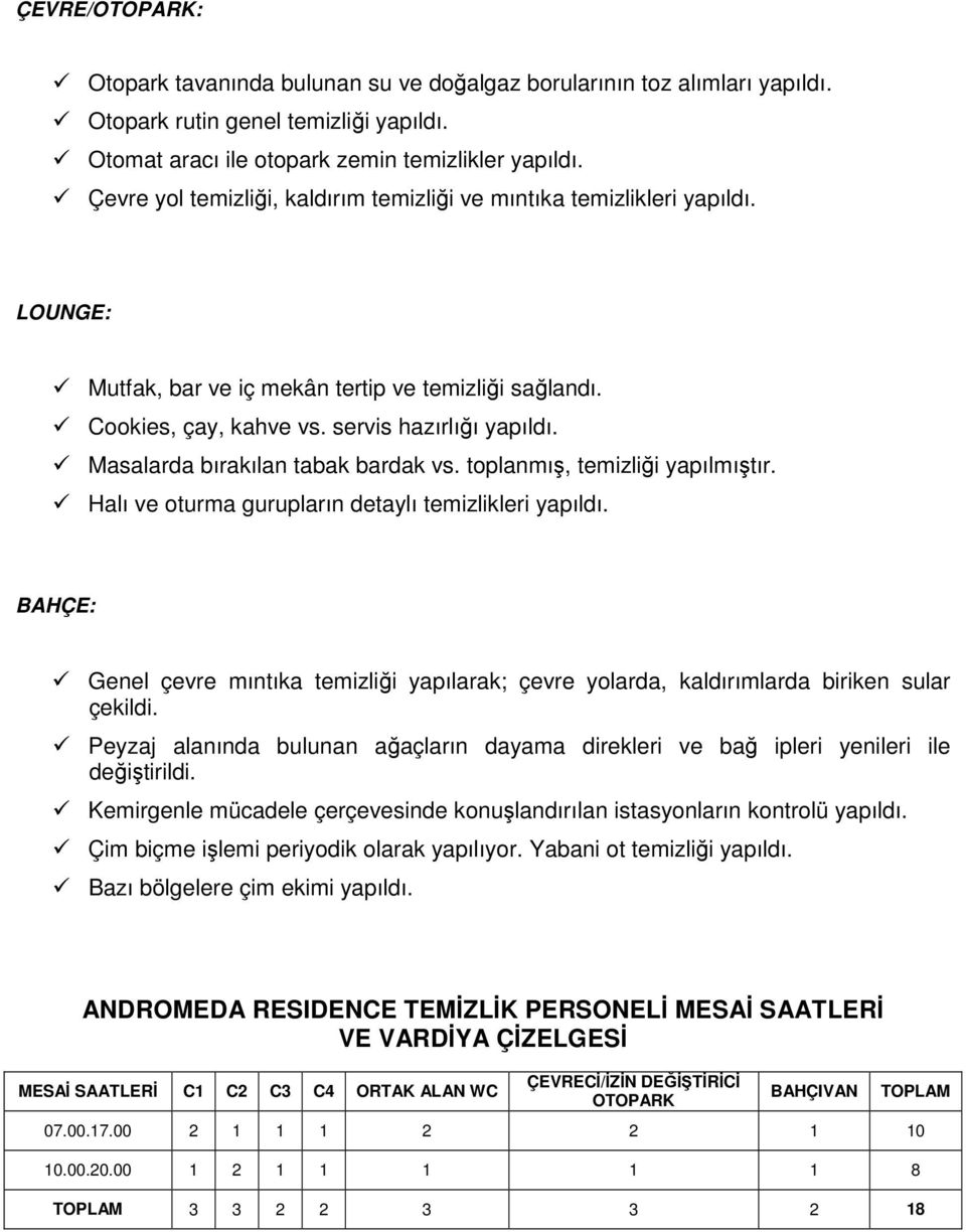 Masalarda bırakılan tabak bardak vs. toplanmış, temizliği yapılmıştır. Halı ve oturma gurupların detaylı temizlikleri yapıldı.