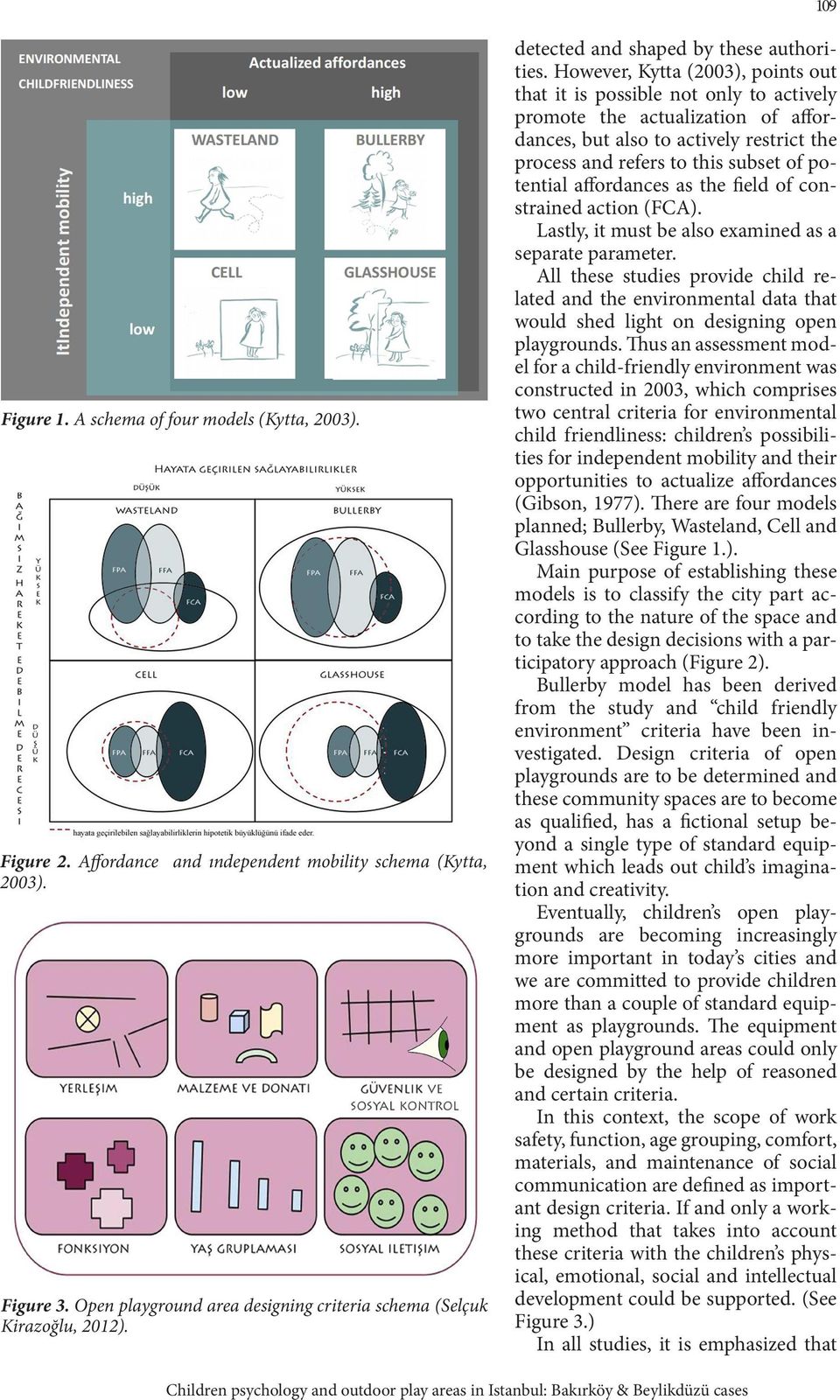 However, Kytta (2003), points out that it is possible not only to actively promote the actualization of affordances, but also to actively restrict the process and refers to this subset of potential