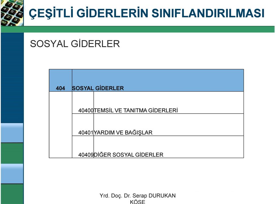 40400TEMSİL VE TANITMA GİDERLERİ