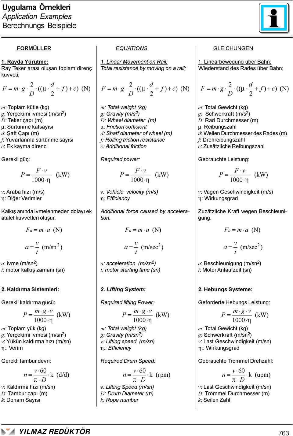 Ek kaya direnci (N EQUATIONS 1.