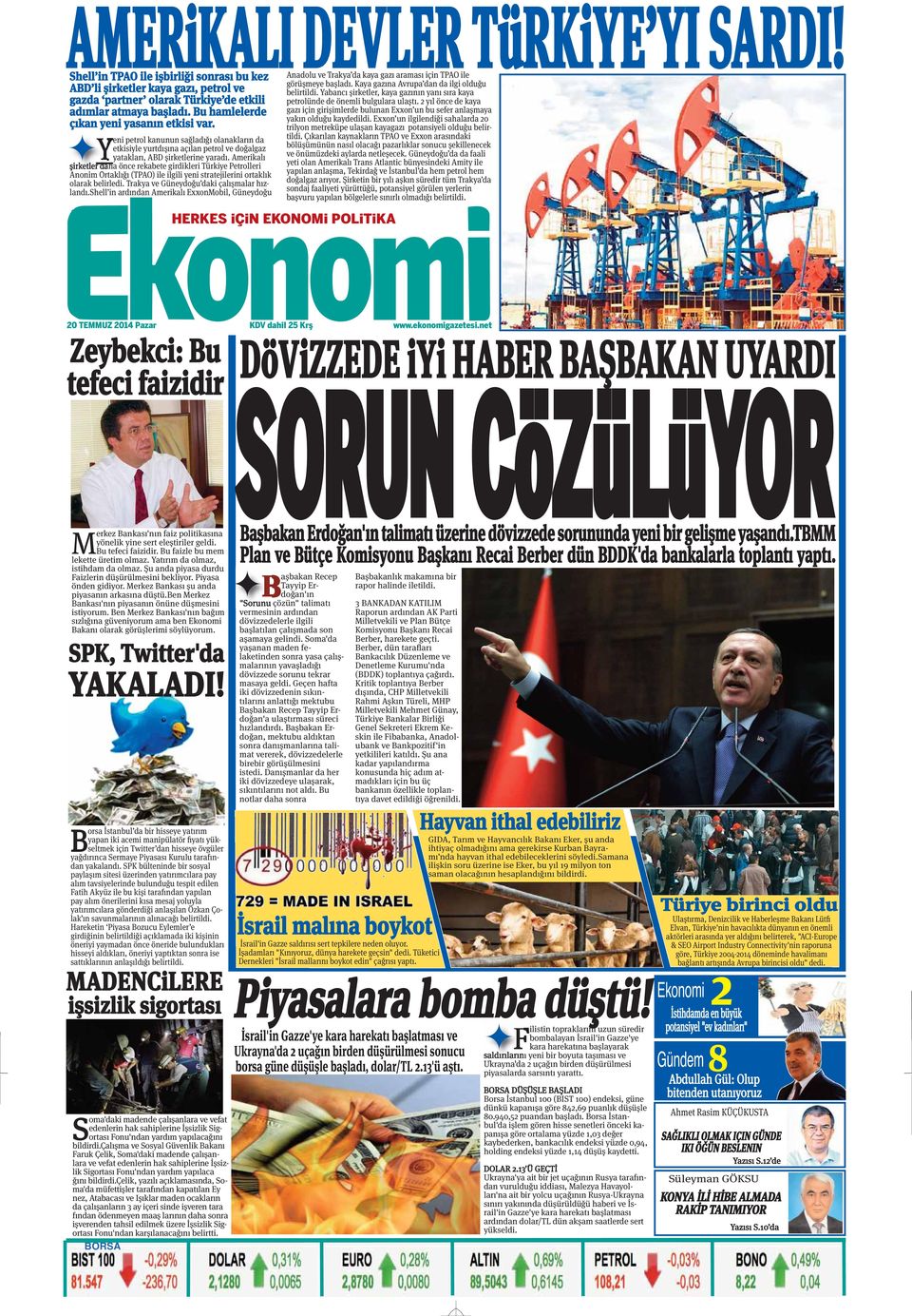 Bu hamlelerde çıkan yeni yasanın etkisi var. Y eni petrol kanunun sağladığı olanakların da etkisiyle yurtdışına açılan petrol ve doğalgaz yatakları, ABD şirketlerine yaradı.