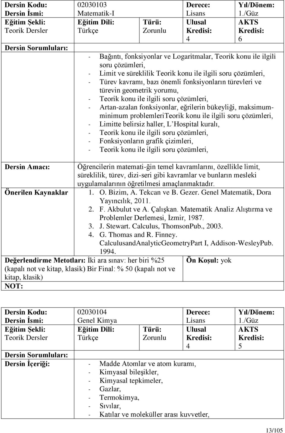 türevleri ve türevin geometrik yorumu, - Teorik konu ile ilgili soru çözümleri, - Artan-azalan fonksiyonlar, eğrilerin bükeyliği, maksimumminimum problemleriteorik konu ile ilgili soru çözümleri, -