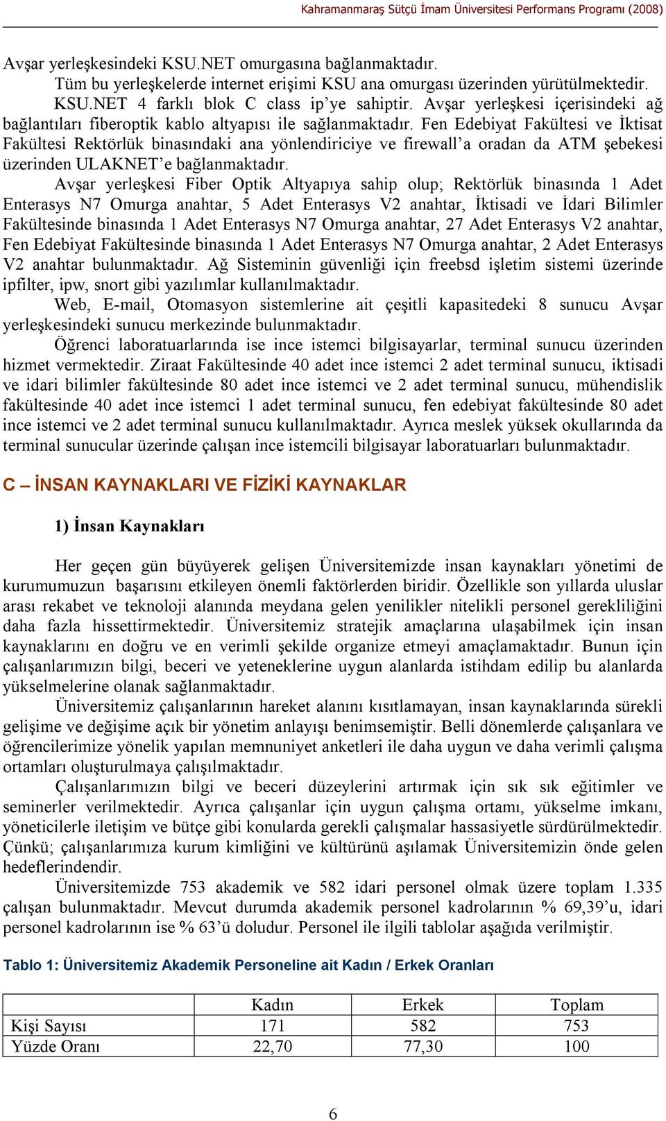 Fen Edebiyat Fakültesi ve İktisat Fakültesi Rektörlük binasındaki ana yönlendiriciye ve firewall a oradan da ATM şebekesi üzerinden ULAKNET e bağlanmaktadır.