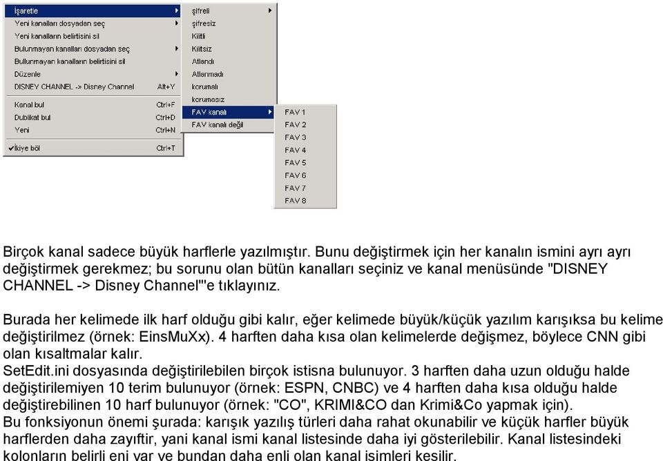 Burada her kelimede ilk harf olduğu gibi kalır, eğer kelimede büyük/küçük yazılım karışıksa bu kelime değiştirilmez (örnek: EinsMuXx).