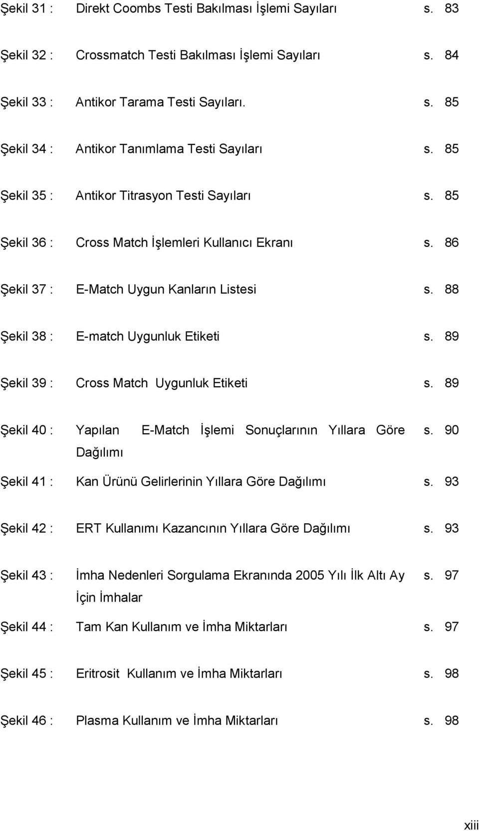 89 Şekil 39 : Cross Match Uygunluk Etiketi s. 89 Şekil 40 : Yapılan E-Match Đşlemi Sonuçlarının Yıllara Göre Dağılımı s. 90 Şekil 41 : Kan Ürünü Gelirlerinin Yıllara Göre Dağılımı s.