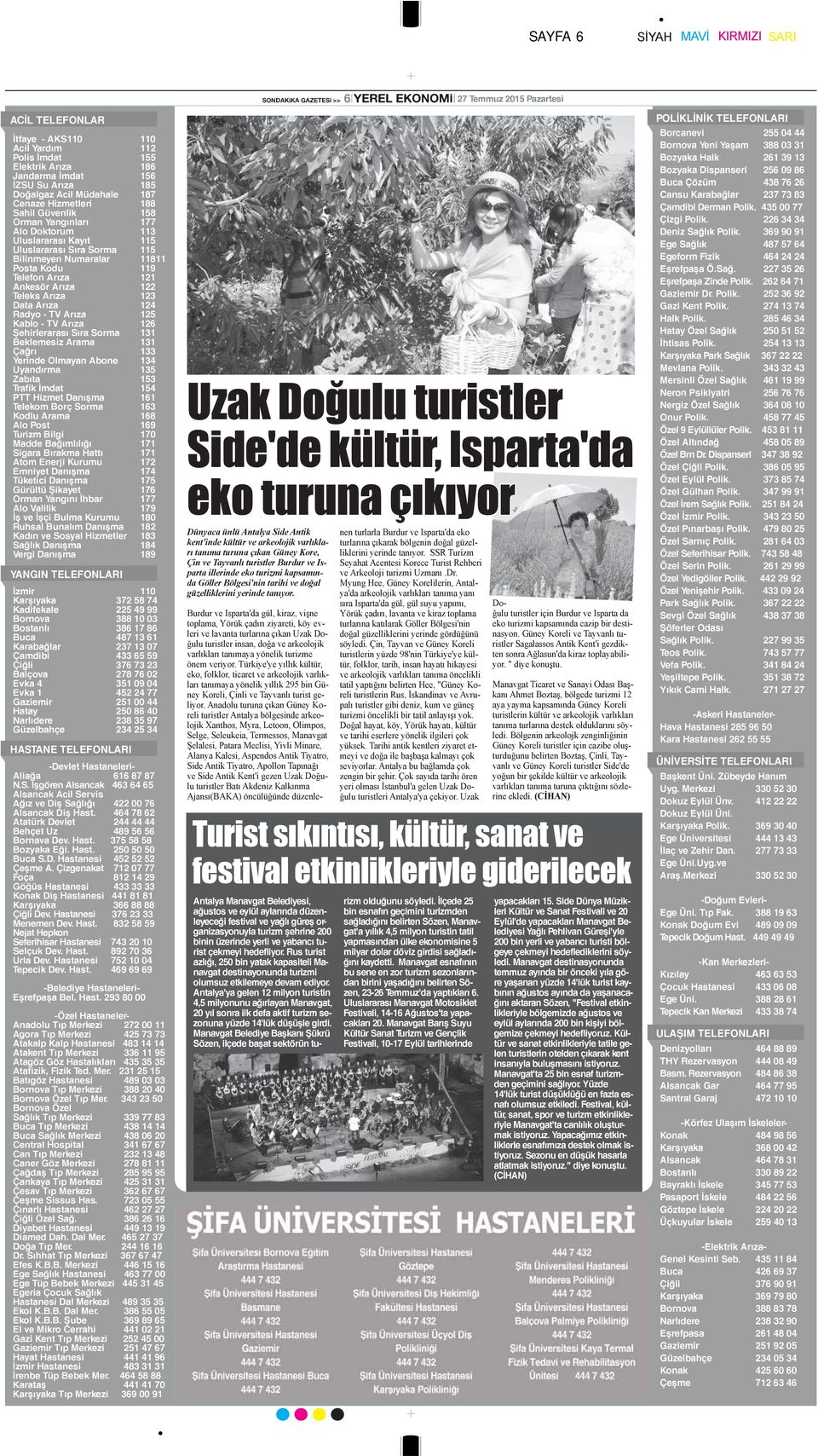 Teleks Arıza 122 123 Data Arıza 124 Radyo - TV Arıza Kablo - TV Arıza 125 126 Şehirlerarası Sıra Sorma 131 Beklemesiz Arama 131 Çağrı 133 Yerinde Olmayan Abone 134 Uyandırma Zabıta 135 153 Trafik