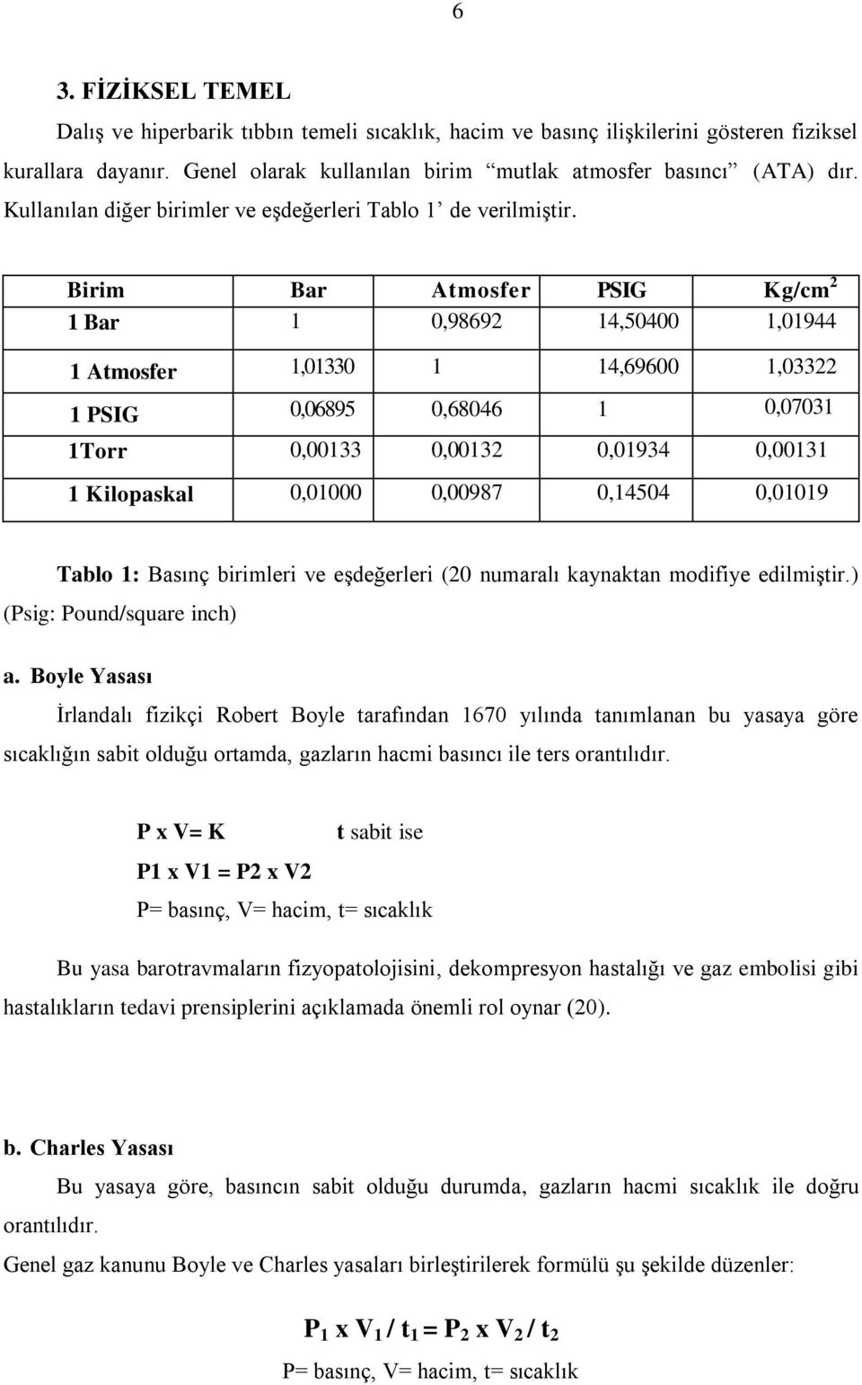 Birim Bar Atmosfer PSIG Kg/cm 2 1 Bar 1 0,98692 14,50400 1,01944 1 Atmosfer 1,01330 1 14,69600 1,03322 1 PSIG 0,06895 0,68046 1 0,07031 1Torr 0,00133 0,00132 0,01934 0,00131 1 Kilopaskal 2 0,01000