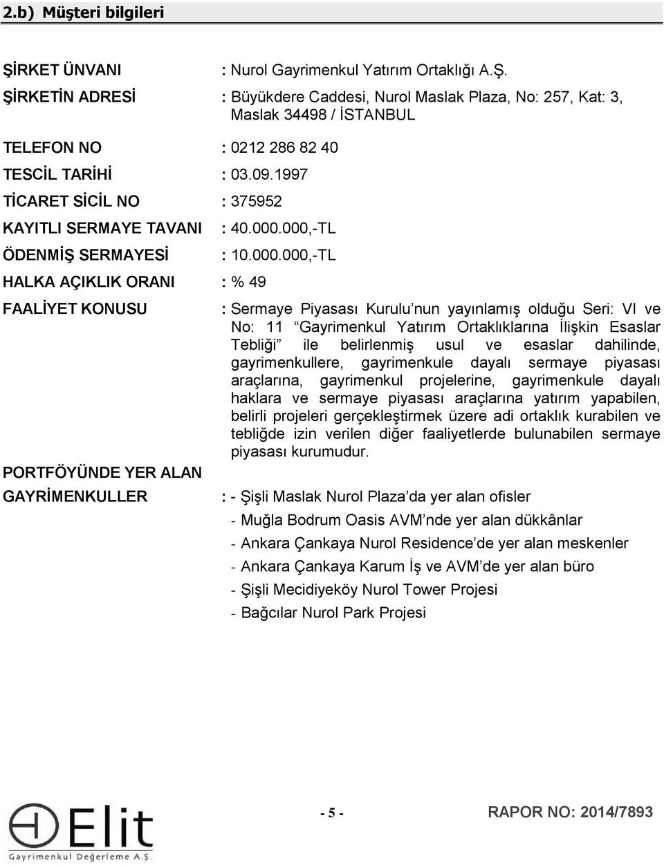 000,-TL : 10.000.000,-TL : Sermaye Piyasası Kurulu nun yayınlamış lduğu Seri: VI ve N: 11 Gayrimenkul Yatırım Ortaklıklarına İlişkin Esaslar Tebliği ile belirlenmiş usul ve esaslar dahilinde,