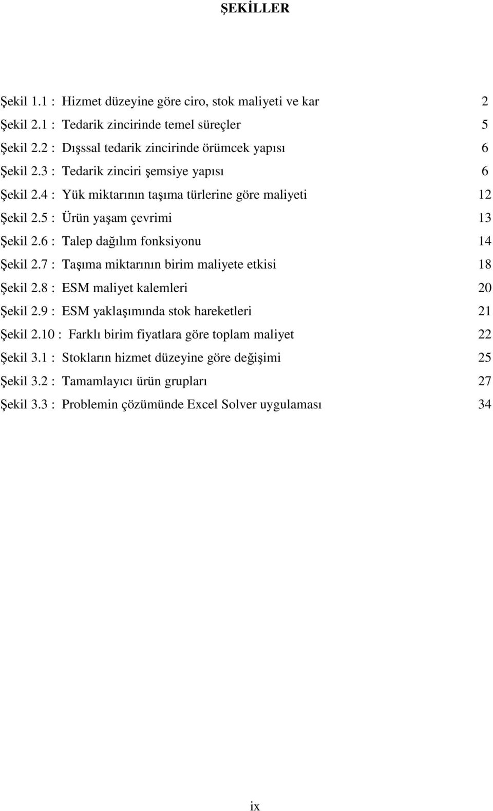 5 : Ürün yaşam çevrimi 13 Şekil 2.6 : Talep dağılım fonksiyonu 14 Şekil 2.7 : Taşıma miktarının birim maliyete etkisi 18 Şekil 2.8 : ESM maliyet kalemleri 20 Şekil 2.