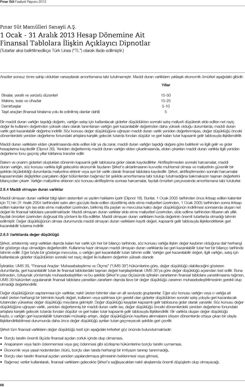 kiralama yolu ile edinilmiş olanlar dahil) 5 Bir maddi duran varlığın taşıdığı değerin, varlığın satışı için katlanılacak giderler düşüldükten sonraki satış maliyeti düşülerek elde edilen net rayiç